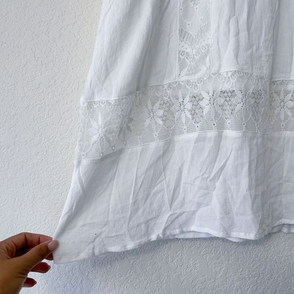 Forever 21 Boho White Maxi Skirt - Picture 2 of 7